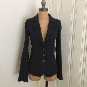 Hurley grey soft sweatshirt blazer XS